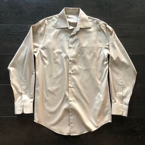 Pronto Uomo Men’s Tan Dress Shirt